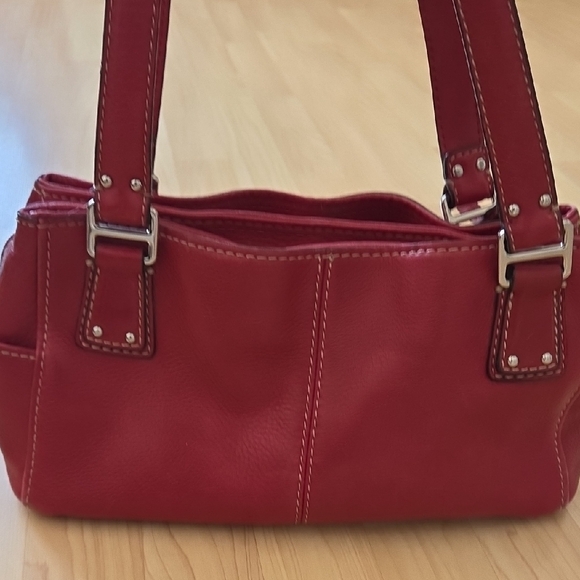 Fossil Red Blackburn Shoulder Leather Bag - Picture 6 of 16